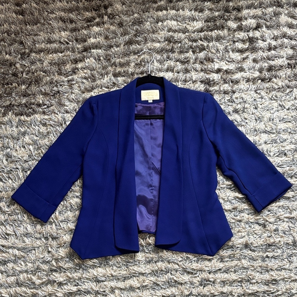 NWOT ! Alberto Makali Royal Blue Blazer, Size XS